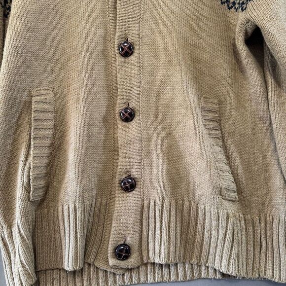 Cedar Wood State Men’s Button Up Sweater Size Large Front Pockets Cardigan Style - Picture 3 of 9